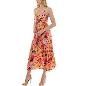 Nanette Lepore Multicolor Floral Midi Dress